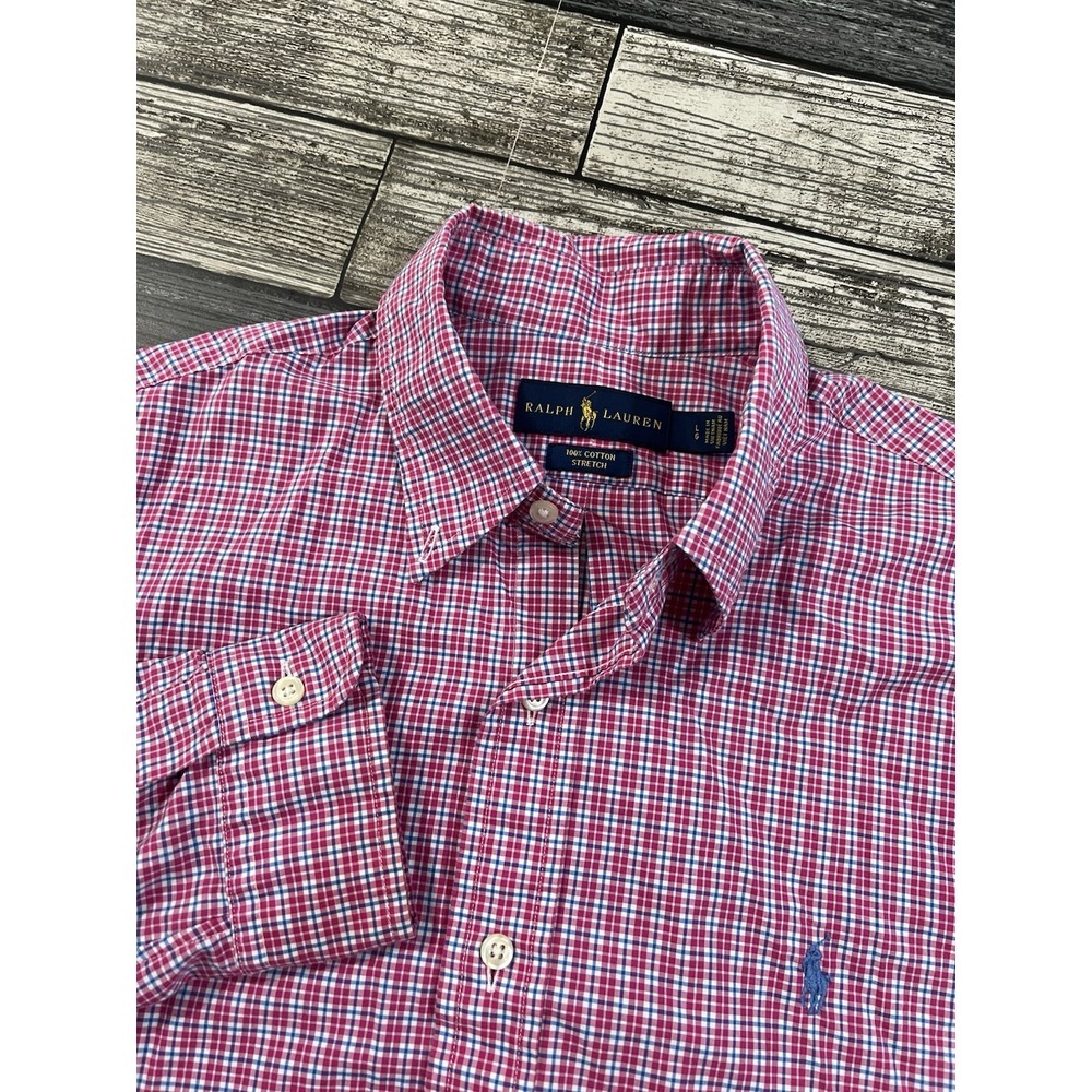 Polo by Ralph Lauren Red and Blue Checkered Shirt